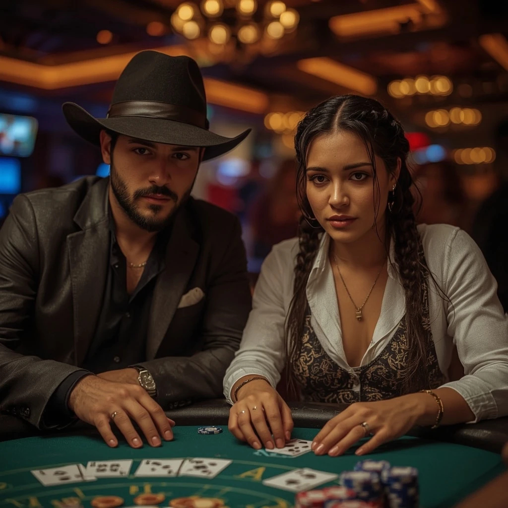 foto di due giocatori di poker BetNow Casino
