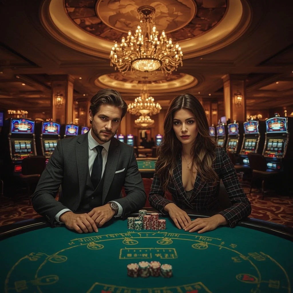 Due giocatori di poker al BETNOW CASINO